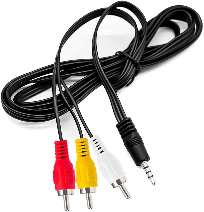 3 RCA to AUX Cable