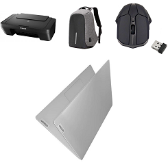 Lenovo N4020 Idea Pad + 3 in 1 Canon Printer + 15.6 Backpack + Wireless Mouse 2.4Ghz