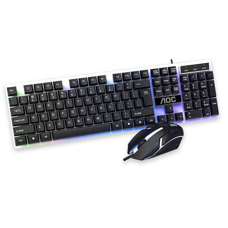 KM100 AOC Wired Gaming Keyboard and Mouse Set